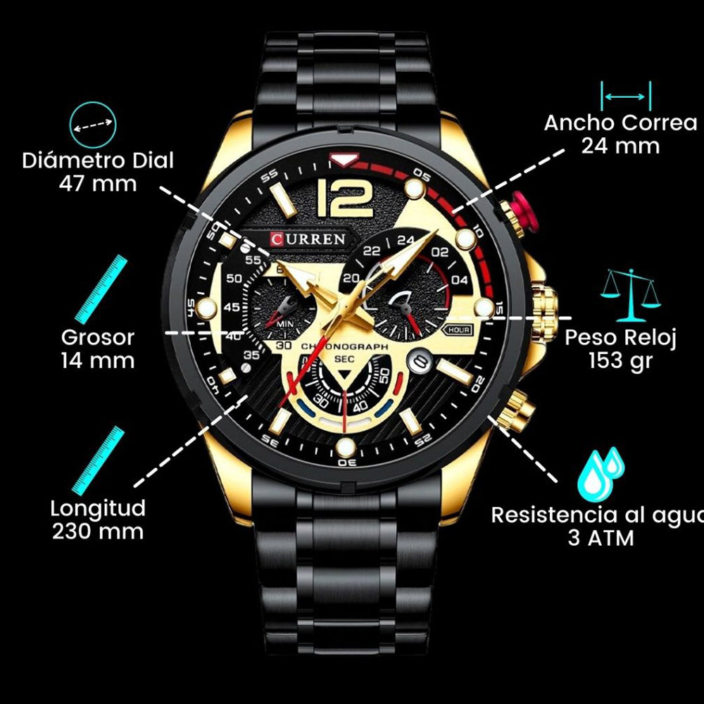 RELOJ CURREN ORIGINAL 8395 | CUR-84, CUR-118, CUR-119