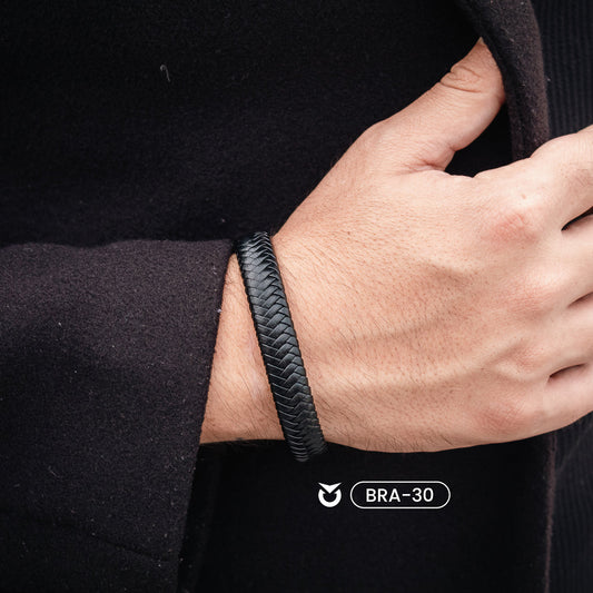 BRAZALETE BERLIN FINE LEATHER - NEGRO I MARRÓN | BRA-30 I BRA-33