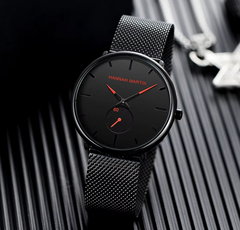 RELOJ HANNAH MARTIN HM-2140 ORIGINAL MATE NEGRO CRIMINAL | SKU: HAN-27, HAN-28, HAN-65