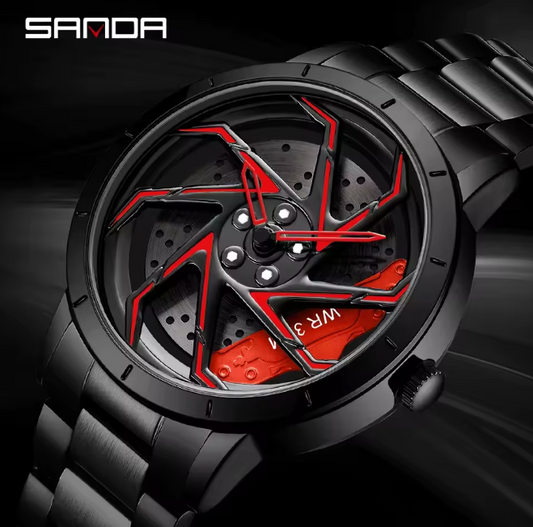 RELOJES SANDA ORIGINAL CASUAL NEGRO, PLATEADO Y AZUL | SAN-121, SAN-122, SAN-123