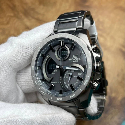ECB-900MDC-1ADR | RELOJ DE ACERO PARA HOMBRE CASIO EDIFICE - GRIS