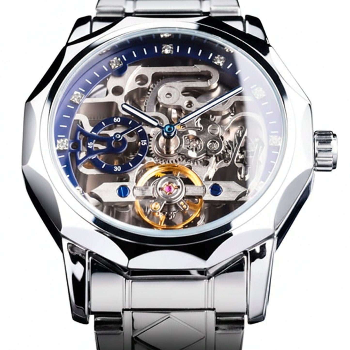 RELOJ FORSINING 117 ORIGINAL AUTOMÁTICO DORADO & PLATEADO | FOR-23 , FOR-25, FOR-26, FOR-27