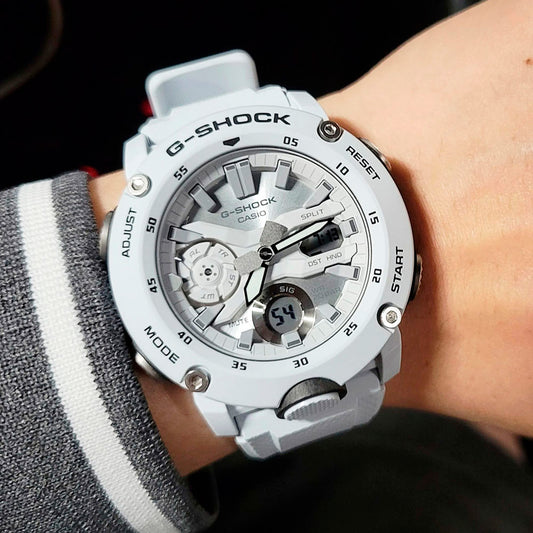 GA-2000S-7ADR | RELOJ DE GOMA CASIO G-SHOCK - BLANCO