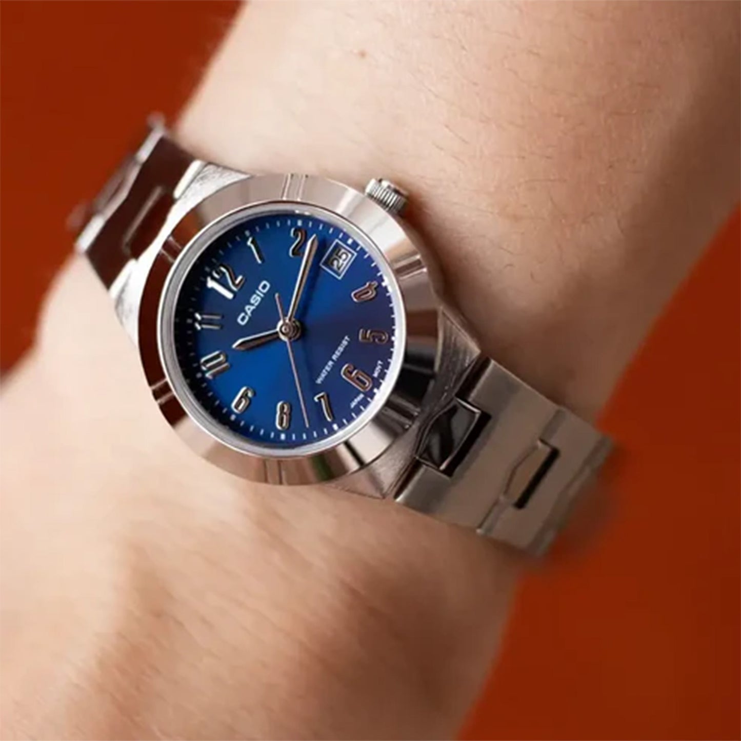 LTP-1241D | RELOJ PARA MUJER CASIO - CELESTE Y AZUL