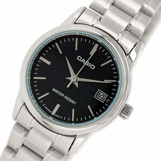 LTP-V002D-1B3UDF | RELOJ DE ACERO PARA MUJER CASIO - PLATEADO