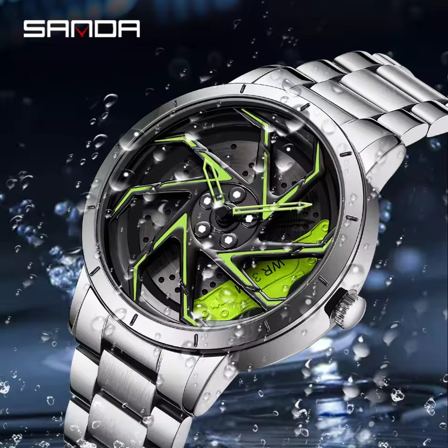 RELOJES SANDA ORIGINAL CASUAL NEGRO, PLATEADO Y AZUL | SAN-121, SAN-122, SAN-123, SAN-134, SAN-135