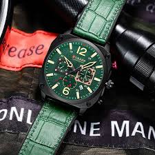 8398 | RELOJ CURREN ORIGINAL CUERO GRIS/MARRÓN/VERDE | CUR-85, CUR-86