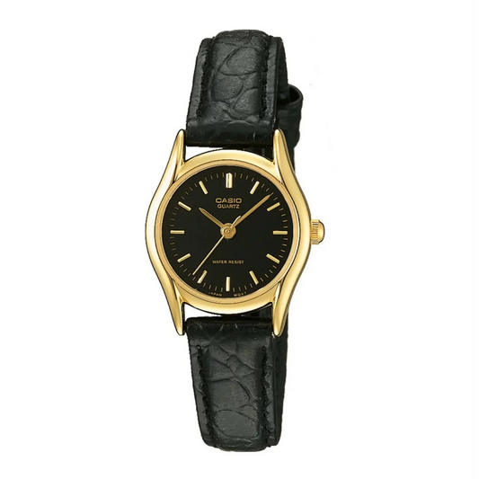 LTP-1094 | RELOJ CASIO ORIGINAL DE CUERO DORADO | CAS-173, CAS-174, CAS-175