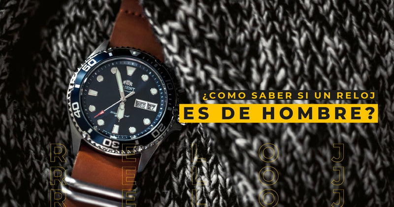 ¿Cómo saber si un reloj es de hombre?