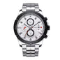8337 | RELOJ CRONÓGRAFO CURREN ORIGINAL ACERO BLANCO/NEGRO/DORADO/AZUL CASUAL