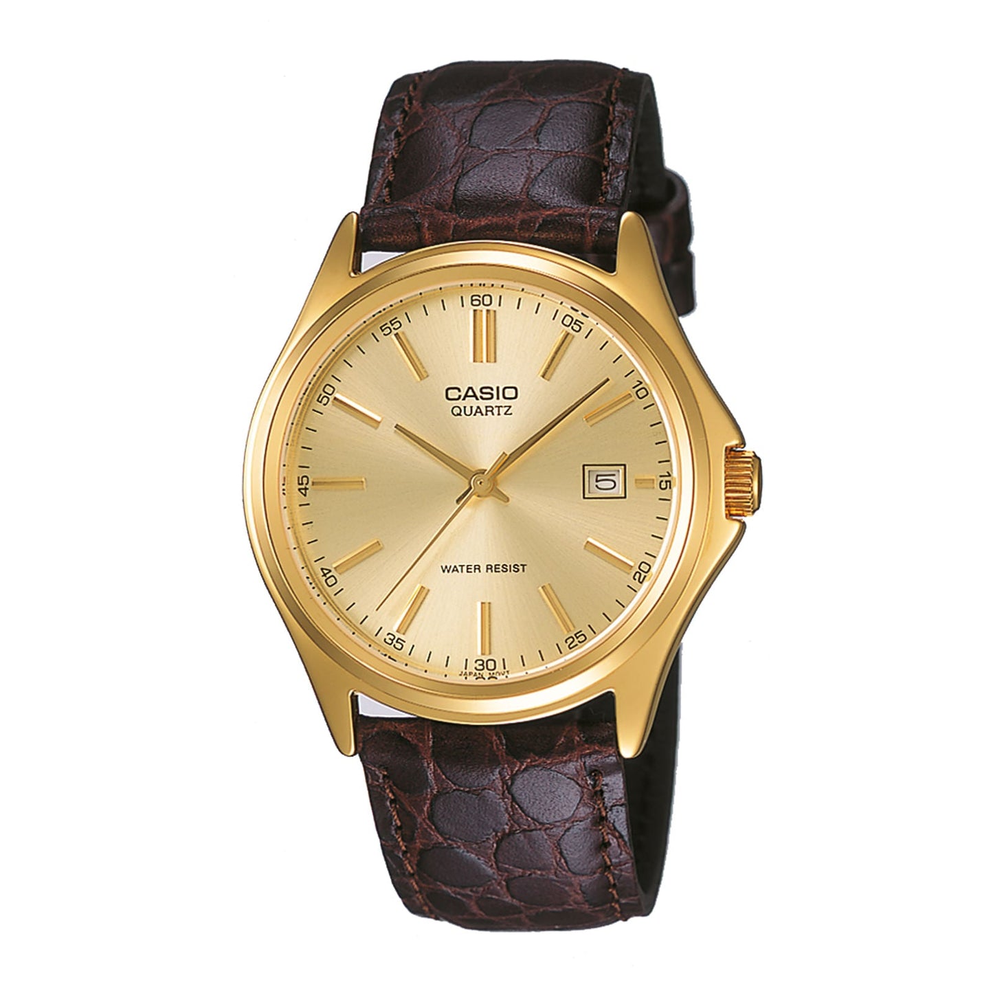 MTP-1183Q-9A/LTP-1183Q-9A RELOJ CASIO DE CUERO PARA PAREJA DE COLOR MARRON | CAS-199, CAS-111