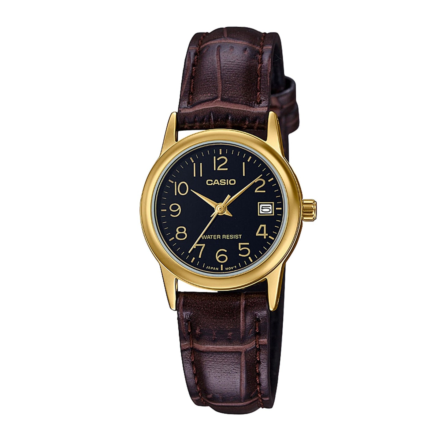 MTP-V002GL/LTP-V002GL RELOJ CASIO ORIGINAL DE CUERO ANALÓGICO PARA PAREJA | CAS-120, CAS-37