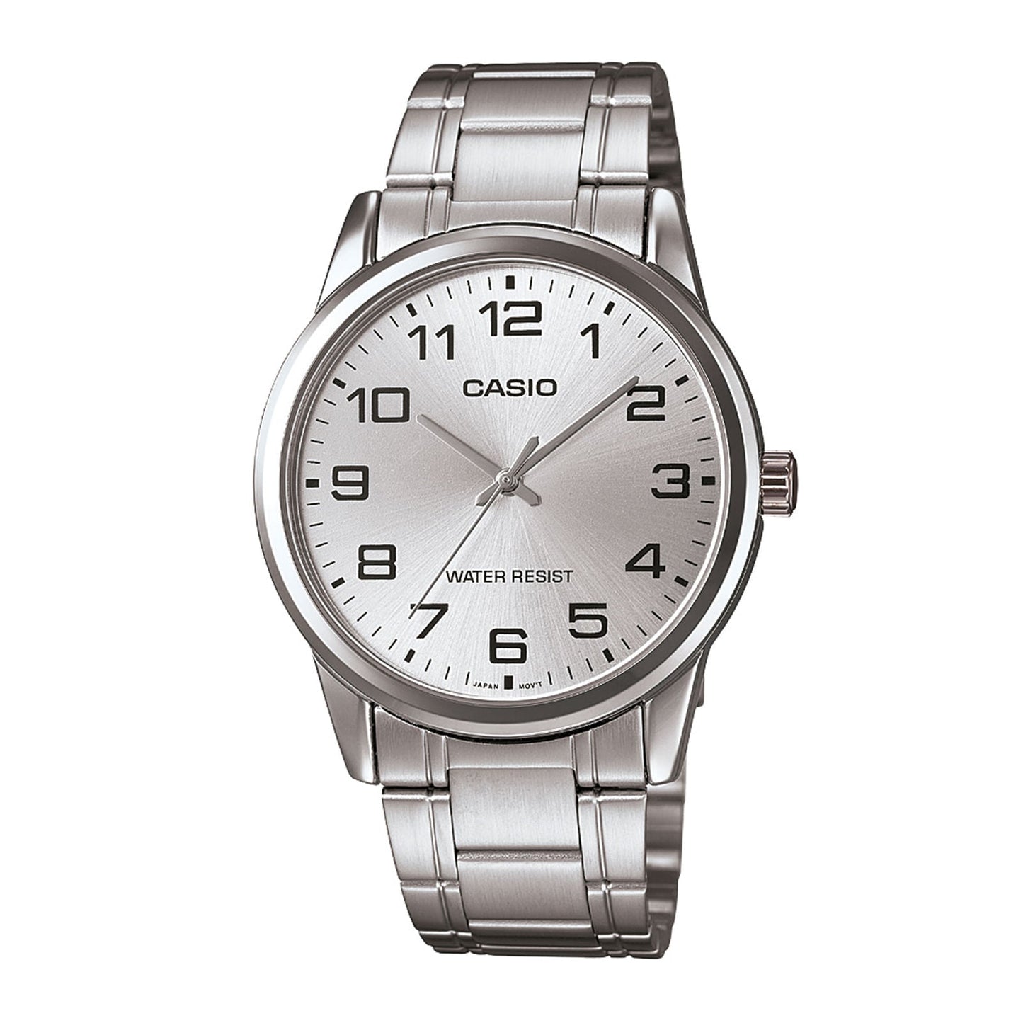MTP-V001D/LTP-V001D RELOJES CASIO DE ACERO PARA PAREJA DE COLOR PLATEADO | CAS-2, CAS-202