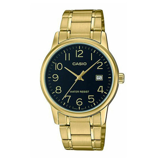 MTP-V002G/LTP-V002G RELOJES CASIO DE ACERO PARA PAREJA DE COLOR DORADO | CAS-19, CAS-205