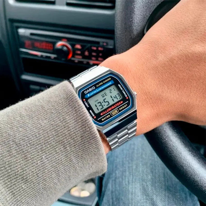 A168 | RELOJ CASIO ORIGINAL DE ACERO | CAS-147, CAS-150, CAS-272