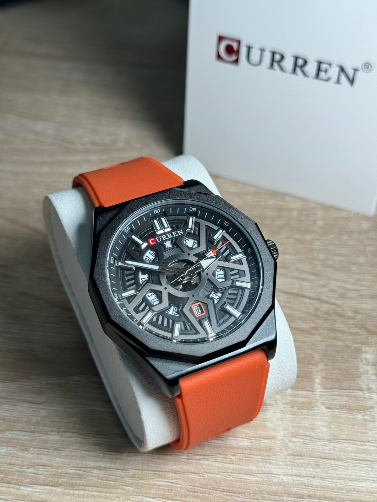 8437 | RELOJ CURREN ORIGINAL SILICONA MULTICOLOR