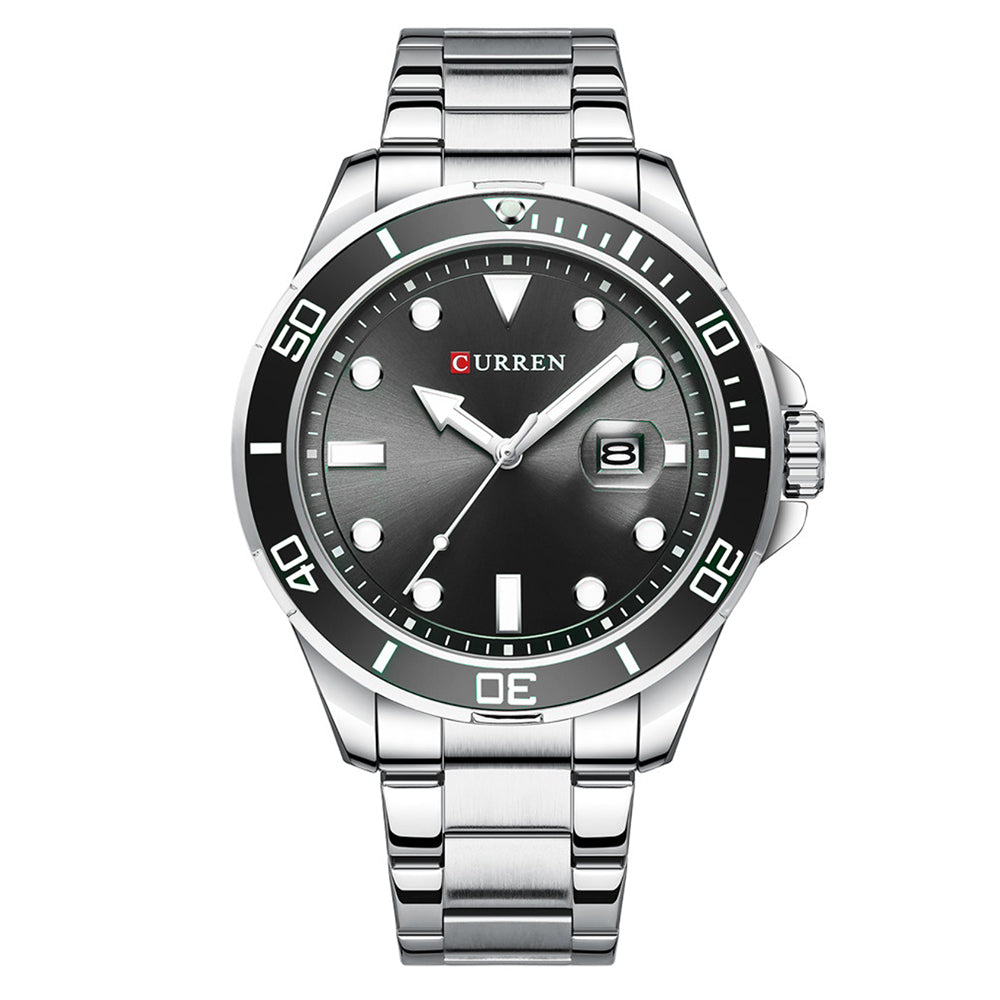 RELOJ CURREN ORIGINAL ELEGANTE AZUL PLATEADO ORO |