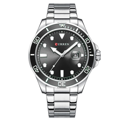 RELOJ CURREN ORIGINAL ELEGANTE AZUL PLATEADO ORO |