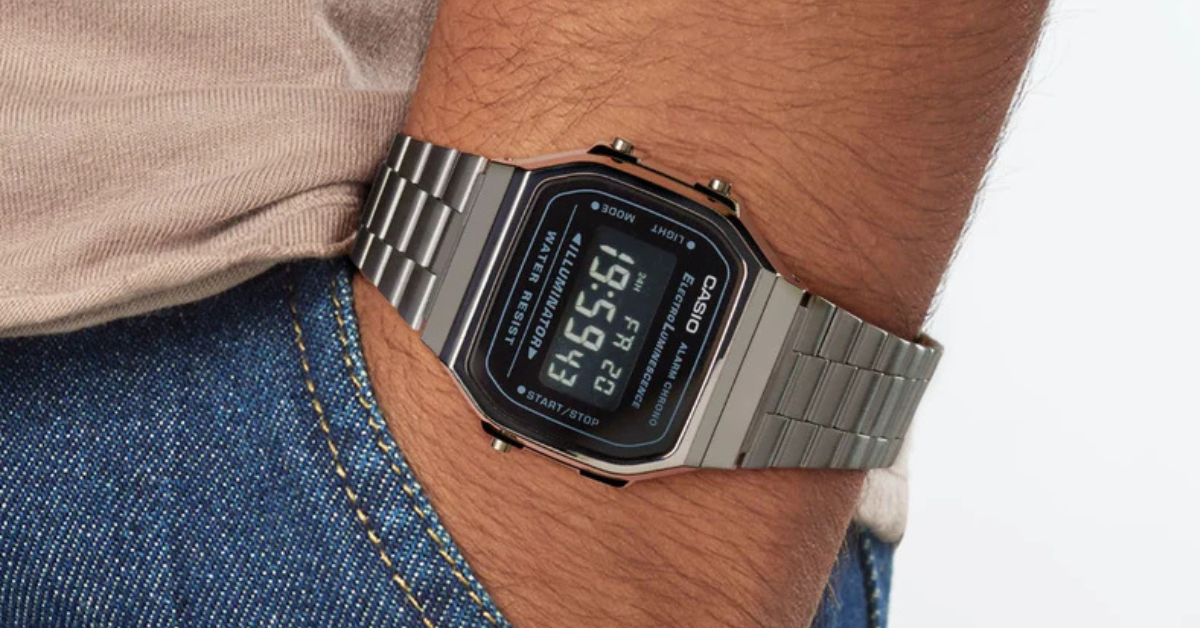 A168 | RELOJ CASIO ORIGINAL DE ACERO | CAS-147, CAS-150, CAS-272