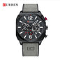 8398 | RELOJ CURREN ORIGINAL CUERO GRIS/MARRÓN/VERDE | CUR-85, CUR-86