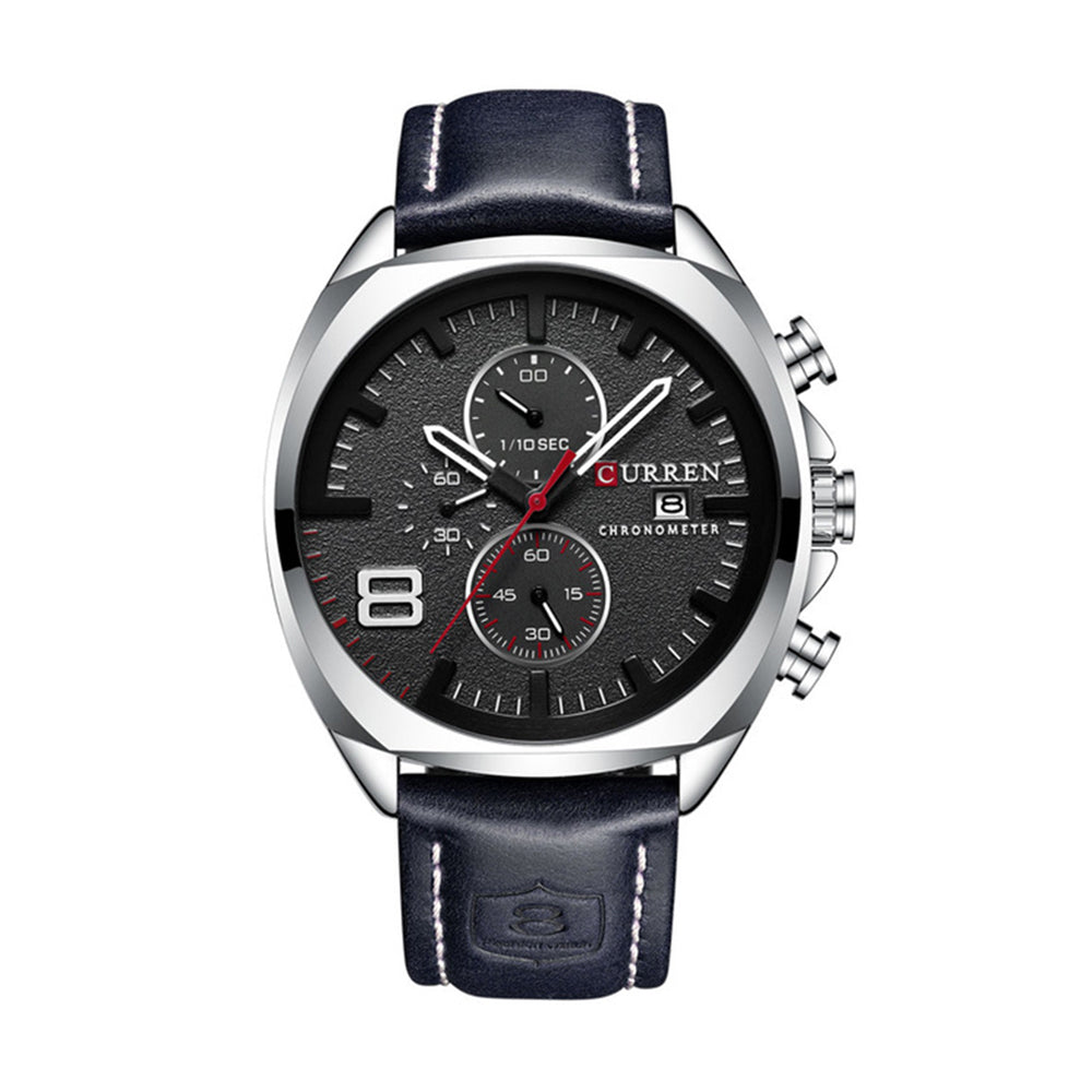 8321 | RELOJ CURREN ORIGINAL CUERO MARRÓN/NEGRO | CUR-113