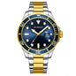 RELOJ CURREN ORIGINAL ELEGANTE AZUL PLATEADO ORO |