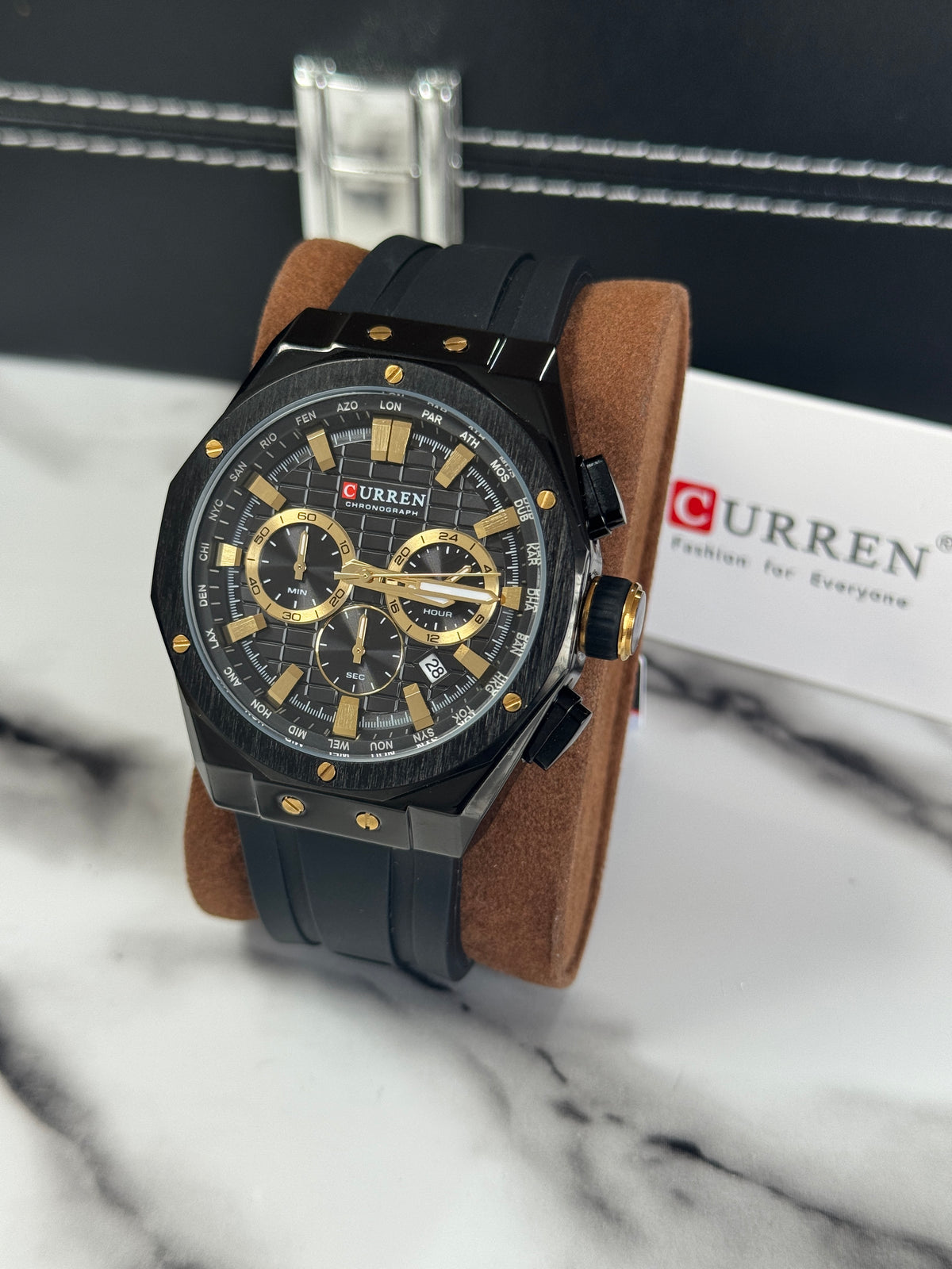 RELOJ CURREN HOMBRE ORIGINAL DEPORTIVO SILICONA 8464