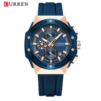 RELOJ CURREN HOMBRE ORIGINAL DEPORTIVO SILICONA 8464