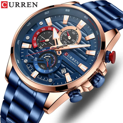 RELOJ CURREN 8415 ACERO INOXIDABLE PARA HOMBRE