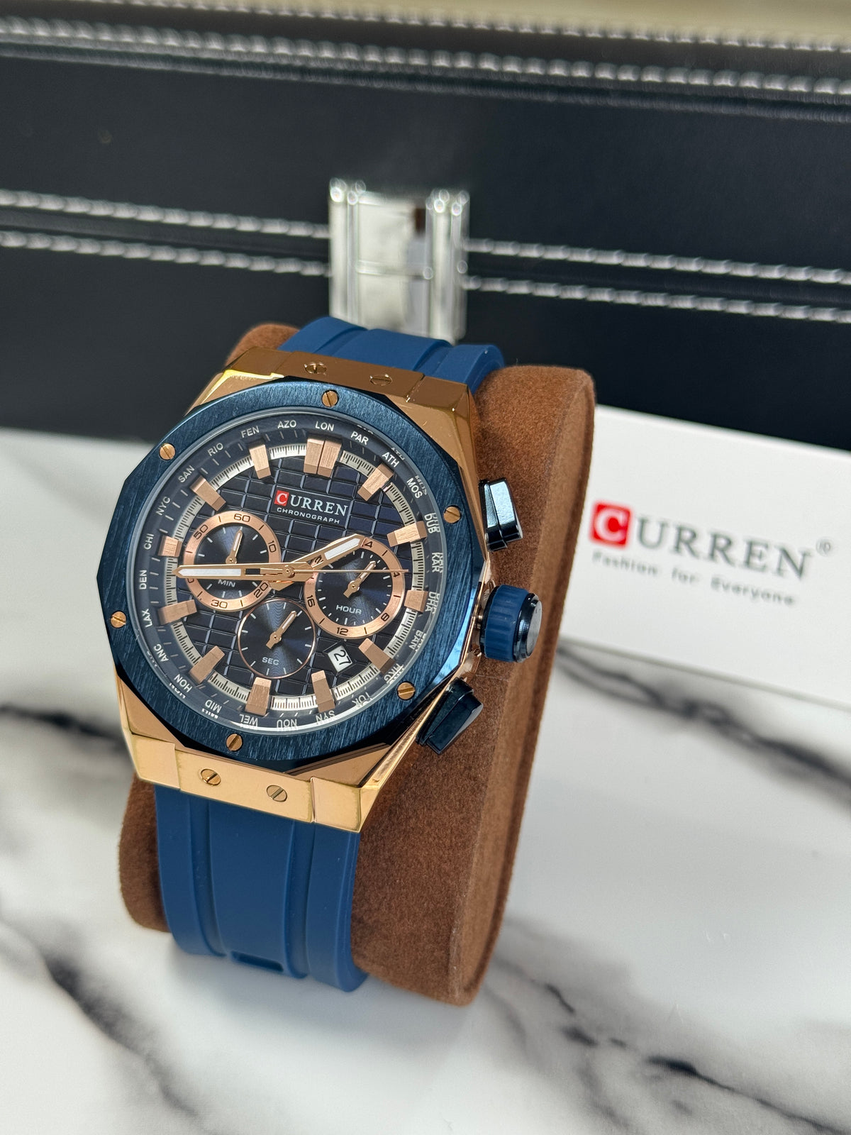 RELOJ CURREN HOMBRE ORIGINAL DEPORTIVO SILICONA 8464