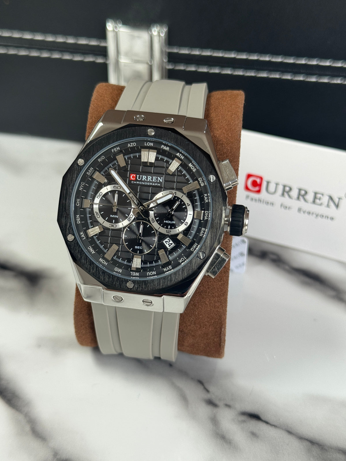 RELOJ CURREN HOMBRE ORIGINAL DEPORTIVO SILICONA 8464