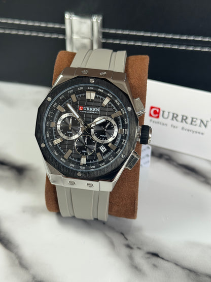 RELOJ CURREN HOMBRE ORIGINAL DEPORTIVO SILICONA 8464