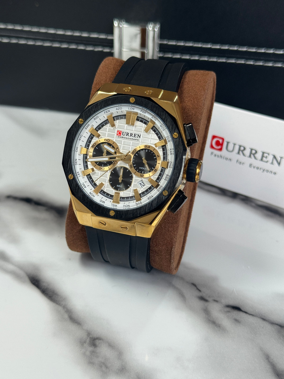 RELOJ CURREN HOMBRE ORIGINAL DEPORTIVO SILICONA 8464