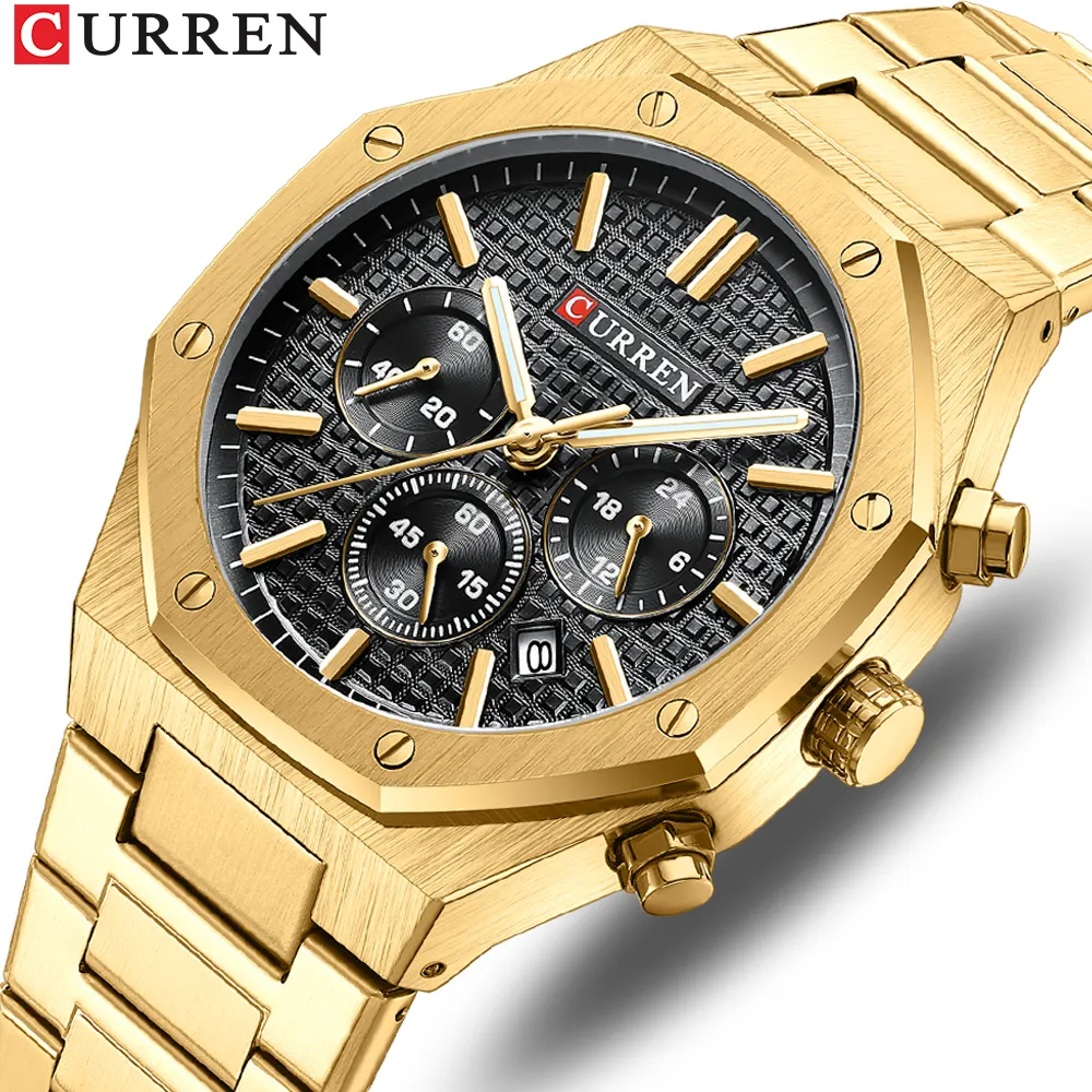RELOJ CURREN 8440 ACERO INOXIDABLE PARA HOMBRE | CUR-132, CUR-133, CUR-134
