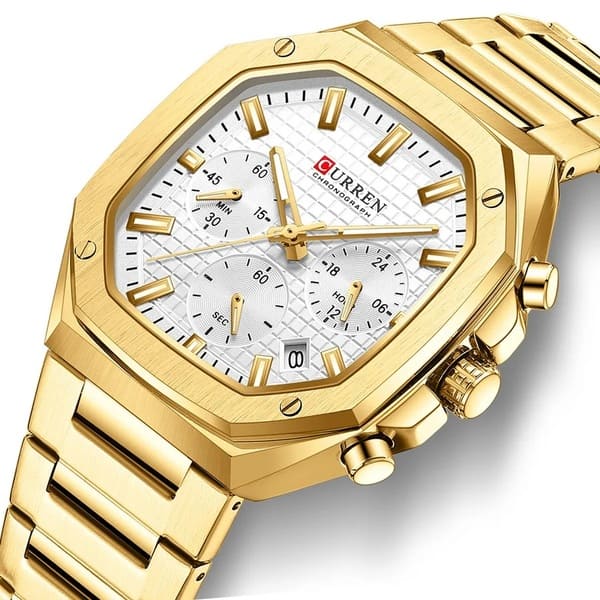 RELOJ CURREN HOMBRE ORIGINAL ELEGANTE ACERO INOXIDABLE 8459