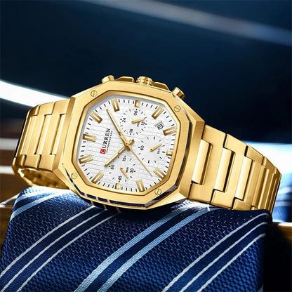 RELOJ CURREN HOMBRE ORIGINAL ELEGANTE ACERO INOXIDABLE 8459