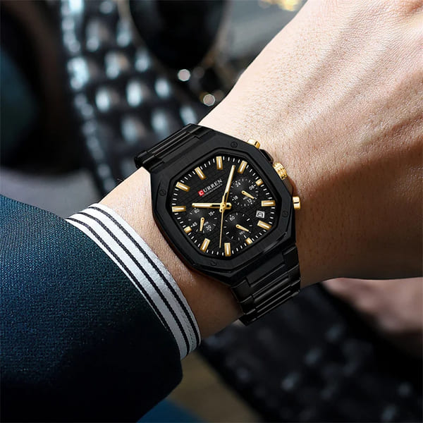 RELOJ CURREN HOMBRE ORIGINAL ELEGANTE ACERO INOXIDABLE 8459