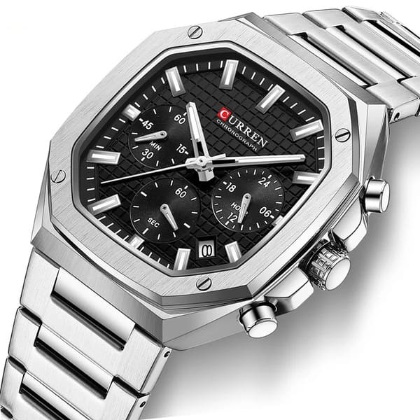 RELOJ CURREN HOMBRE ORIGINAL ELEGANTE ACERO INOXIDABLE 8459