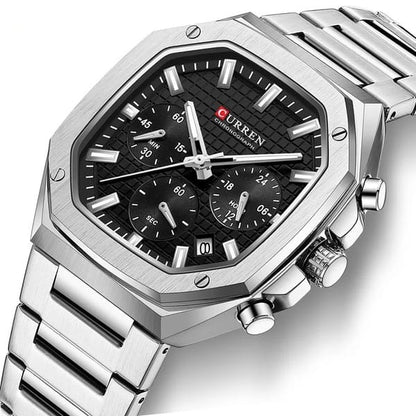 RELOJ CURREN HOMBRE ORIGINAL ELEGANTE ACERO INOXIDABLE 8459