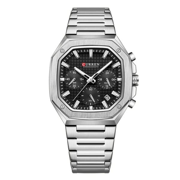 RELOJ CURREN HOMBRE ORIGINAL ELEGANTE ACERO INOXIDABLE 8459