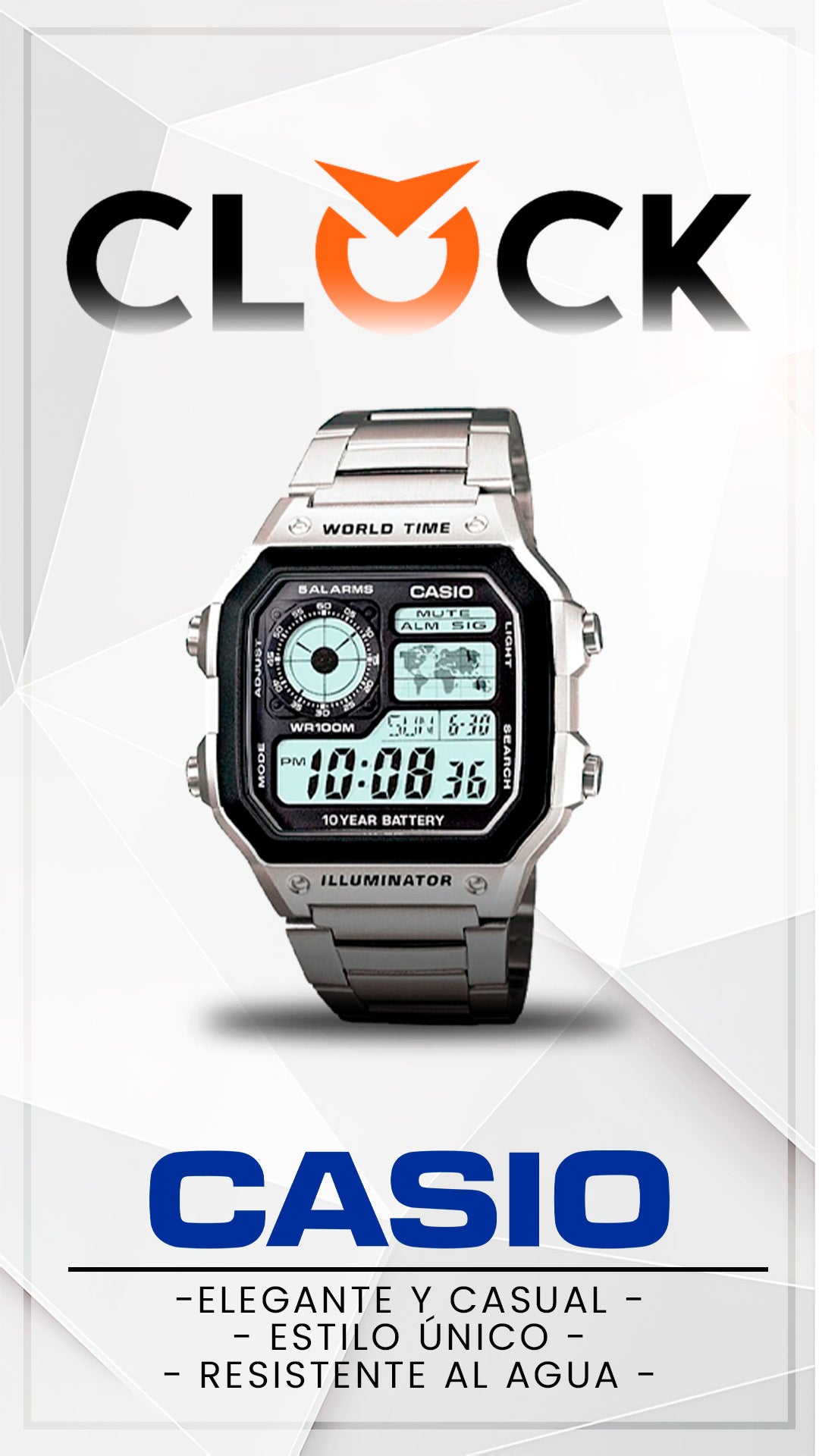 AE-1200WHD-1AVDF RELOJ PARA HOMBRE CASIO