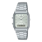 AQ-230A | RELOJ CASIO ORIGINAL DE ACERO DORADO/PLATEADO