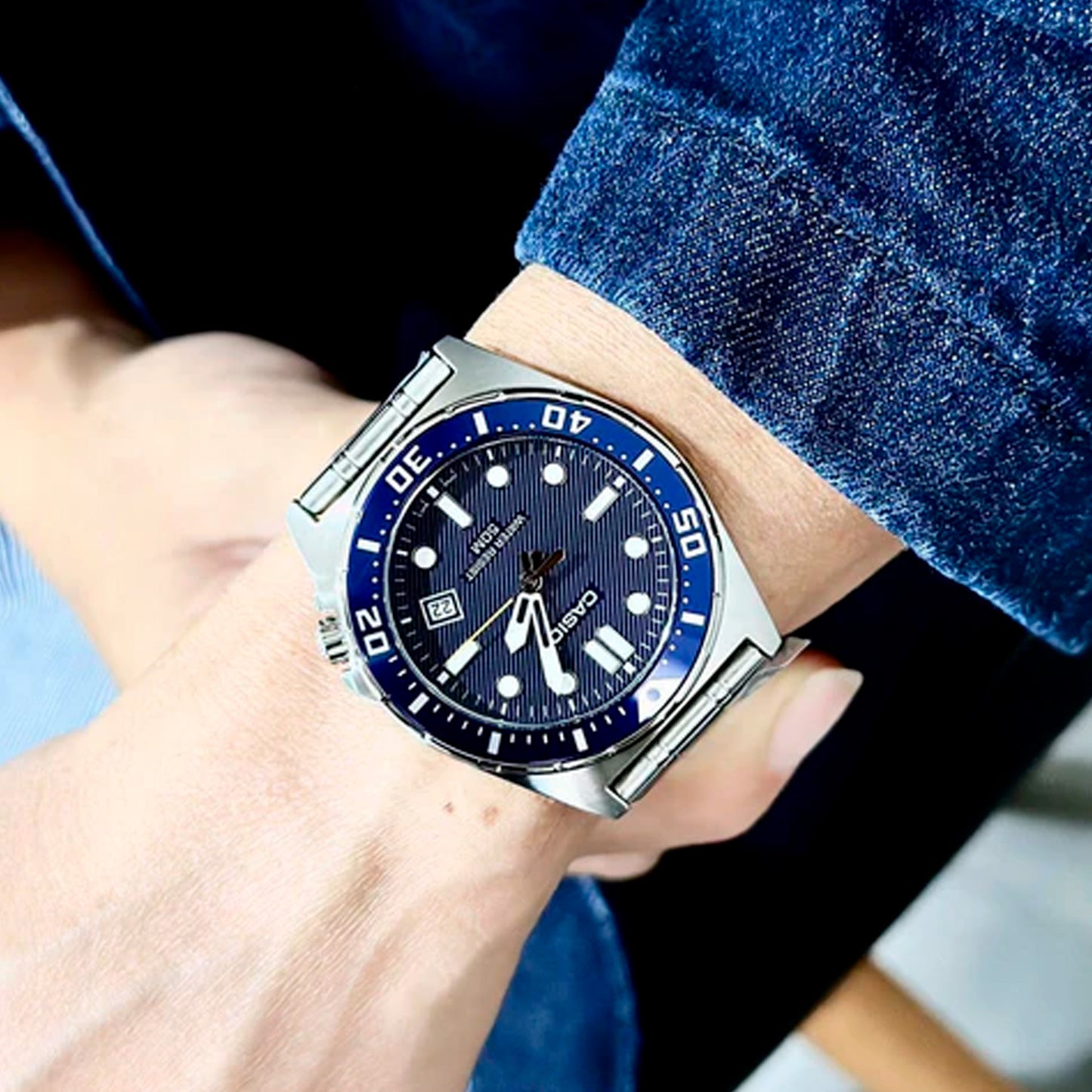 MTD-135D | RELOJ DE ACERO PARA HOMBRE CASIO