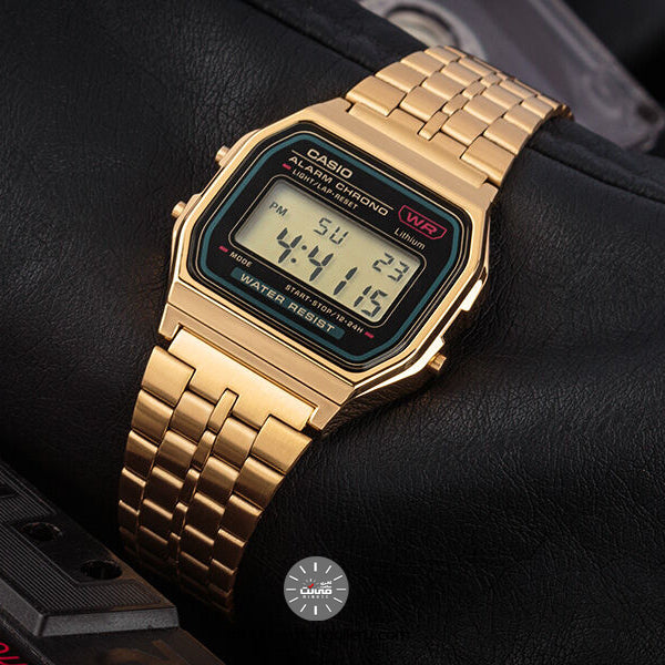 A159W | RELOJ VINTAGE CASIO ORGINAL DE ACERO PLATEADO | CAS-14, CAS-143