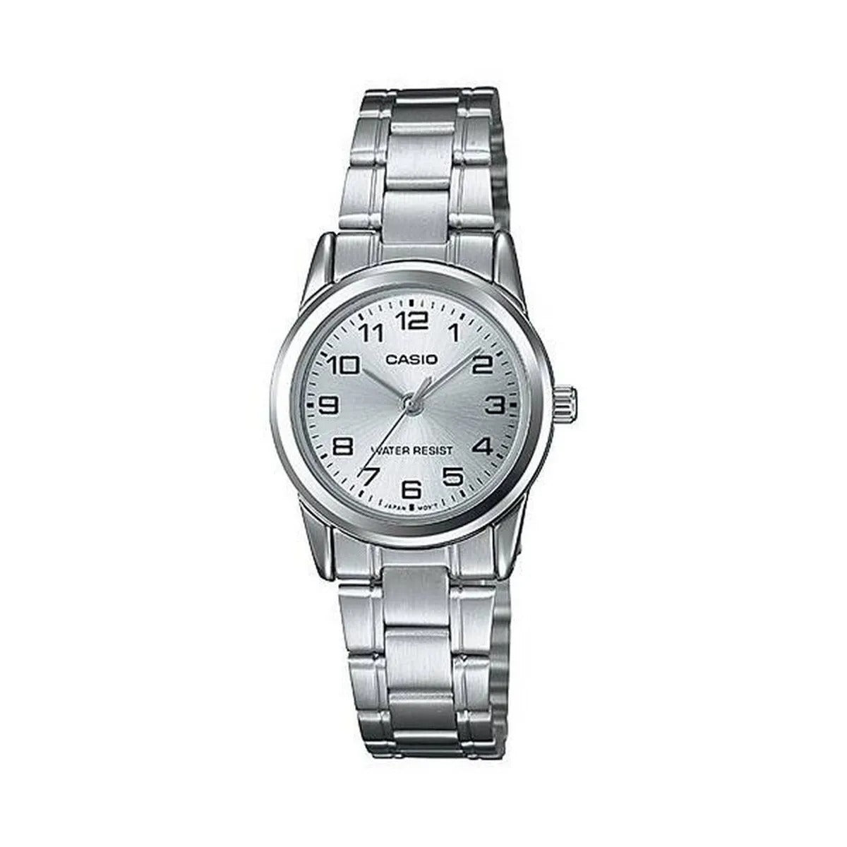 MTP-V001D/LTP-V001D RELOJES CASIO DE ACERO PARA PAREJA DE COLOR PLATEADO | CAS-2, CAS-202