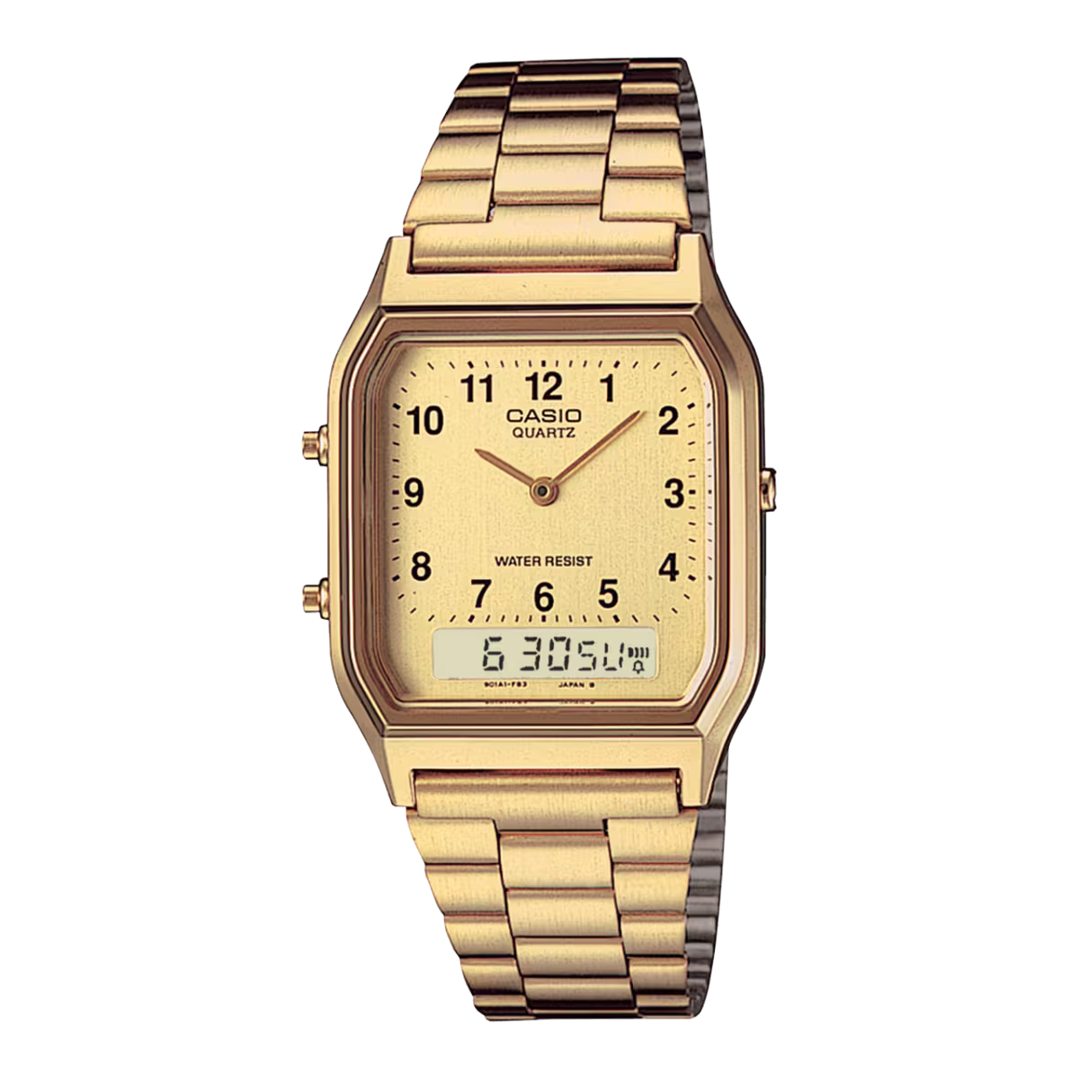 AQ-230 | RELOJ CASIO ORIGINAL DE ACERO PLATEADO  | CAS-108