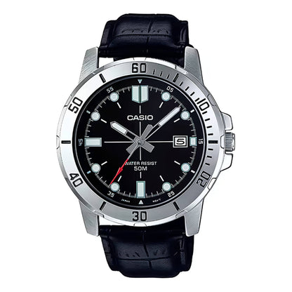 MTP-VD01D | RELOJ CASIO ORIGINAL DE ACERO/CUERO | CAS-265, CAS-269, CAS-270