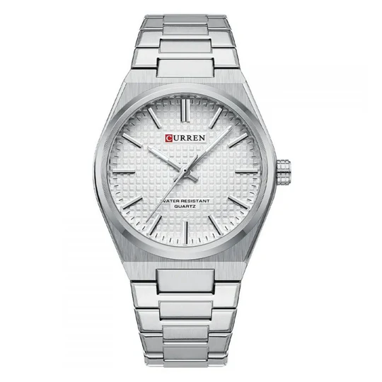 8439 | RELOJ CURREN ORIGINAL ACERO PLATEADO/DORADO | CUR-129, CUR-130, CUR-131