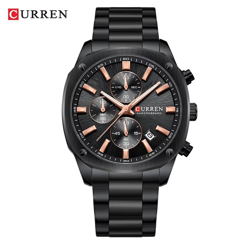 RELOJ CURREN 8490 ACERO INOXIDABLE PARA HOMBRE | CUR-152, CUR-153, CUR-154