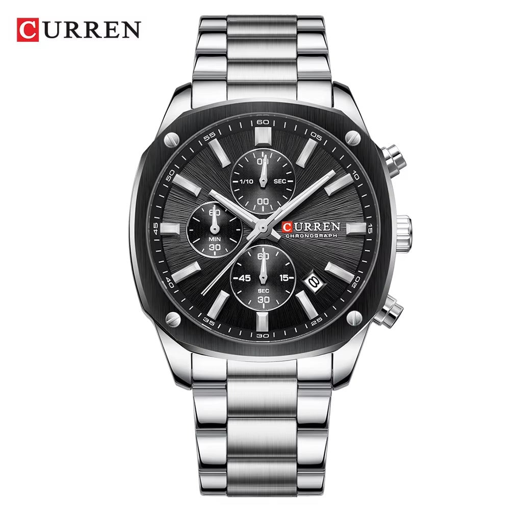 RELOJ CURREN 8490 ACERO INOXIDABLE PARA HOMBRE | CUR-152, CUR-153, CUR-154
